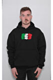 Vespa Motor Italian Flag İtalya Bayrağı Sweatshirt Unisex Kapüşonlu Hoodie