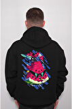 Karpuz Sinek Watermelon Fruit Sweatshirt Unisex Kapüşonlu Hoodie