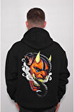 Devil Snake Şeytan Yılan Mask Sweatshirt Unisex Kapüşonlu Hoodie