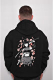 Anime Gung's Japanese Flowers Sweatshirt Unisex Kapüşonlu Hoodie