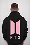 BTS Bangtan Boys Logo Sweatshirt Unisex Kapüşonlu Hoodie