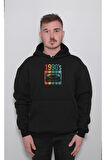 Doksanlar Kaset Müzik Kalem Sweatshirt Unisex Kapüşonlu Hoodie