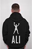 Muhammed Ali Clay Smile Box Boxing Sweatshirt Unisex Kapüşonlu Hoodie