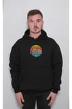 Rakun Uykucu Rackun Retro Sweatshirt Unisex Kapüşonlu Hoodie