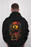 Kaptan Jack Sparrow Karayip Korsanları Sweatshirt Unisex Kapüşonlu Hoodie