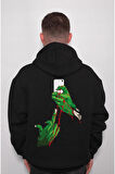 Selfie Bone Zombie Fotoğraf Sweatshirt Unisex Kapüşonlu Hoodie