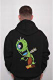 Zombie Zombi Hunter Gang Vampir Tek Göz Sweatshirt Unisex Kapüşonlu Hoodie