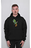 Zombie Zombi Hunter Gang Vampir Tek Göz Sweatshirt Unisex Kapüşonlu Hoodie