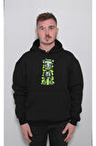 Robot Robotic Green Yeşil Sweatshirt Unisex Kapüşonlu Hoodie