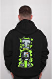 Robot Robotic Green Yeşil Sweatshirt Unisex Kapüşonlu Hoodie