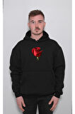 Moneykid Flower Rose Dollar Money Sweatshirt Unisex Kapüşonlu Hoodie
