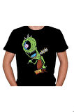 Zombie Zombi Hunter Gang Vampir Tek Göz Tişört Unisex T-shirt
