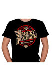 Harley Davidson Motorcycle Orange Bar Tişört Unisex T-shirt