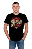 Harley Davidson Motorcycle Orange Bar Tişört Unisex T-shirt