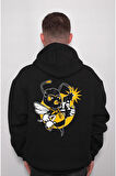 Arı Gang Bomb Wasp Savaşçı Arı Sweatshirt Unisex Kapüşonlu Hoodie