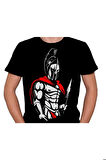 Spartan Moaon Aabe Spartalı Kask Mızrak Tişört Unisex T-shirt