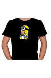 Baby Minion Bebek Minyon Muz Kraliyeti Tişört Unisex T-shirt
