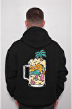 Beer Bira Tatil Deniz Kum Güneş Holiday Sweatshirt Unisex Kapüşonlu Hoodie