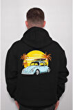 Volkswagen Beetle Summer Vosvos Retro Sweatshirt Unisex Kapüşonlu Hoodie