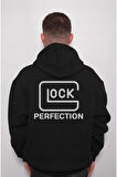 Glock Lock Perfection Logo Sweatshirt Unisex Kapüşonlu Hoodie