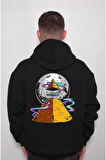 Mısır Piramit Uzay Gemisi Cosmos Space Egypt Sweatshirt Unisex Kapüşonlu Hoodie