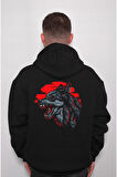 Wolf Kurt Bozkurt Kurt Kafası Sweatshirt Unisex Kapüşonlu Hoodie