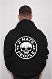I Hate People Insanlardan Nefret Ediyorum Sweatshirt Unisex Kapüşonlu Hoodie