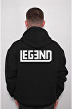 Legend Kral Efsane Efsanevi Sweatshirt Unisex Kapüşonlu Hoodie