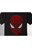 Spiderman Örümcek Adam Mask Tişört Çocuk T-shirt