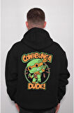 Cowabunge Dude Kaplumbağa Warior Savaşçı Sweatshirt Unisex Kapüşonlu Hoodie