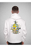 Simpsons Robotix Robot Sweatshirt Unisex Kapüşonlu Hoodie