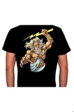 Zeus Tanrı Yıldırım Şimşek Dede Tişört Unisex T-shirt