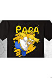 Simpson Homer Papa Baba Simpsonlar Tişört Çocuk T-shirt