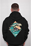 Sea Deniz Dalga Surf California Sweatshirt Unisex Kapüşonlu Hoodie
