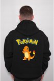 Pokemon Charizard Çalizart Sweatshirt Unisex Kapüşonlu Hoodie