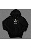 Deadlift GYM Fitness Skull Kuru Kafa Sweatshirt Unisex Kapüşonlu Hoodie