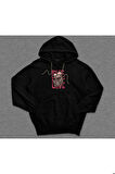 Skull Kuru Kafa Love Sevgi Sweatshirt Unisex Kapüşonlu Hoodie