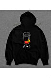 Coffee Filter Demleme Empty Charge No Coffe No Works Sweatshirt Unisex Kapüşonlu Hoodie