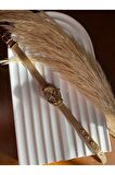 BS STILL hasır kordon minimal kadın kol saati modern gold renk vintage quartz
