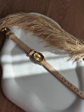 Bs Stıll Minimal Vintage Kadın Kol Saati Retro Quartz Deri Kordon 1 Adet Vintage Model