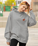 Borcelle basket ball baskılı sweatshirt kadın