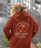 Borcelle basket ball baskılı sweatshirt kadın