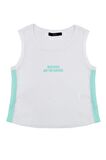 Kız Çocuk Turkuaz Şort Tshirt Takım - Kolej