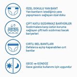 Jender Tekstil Yüzeyli Bel Bantlı Yetişkin Hasta Bezi Medium 30’lu 4 Paket 120 Adet