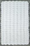 Beyaz Modern Kabartmalı Salon Halısı Polyester Dokuma Koridor