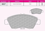 Beşer 3607 Ön Fren Balata Honda Civic 1.6 1992-2000 Cr91-Crz 10- 45022504V10