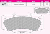 Beşer 4167 Ön Balata Hilux Pick-Up 07-2.5 D4D Hilux Vigo 12-4x4 Hilux Revo 15-4x2 044650K260