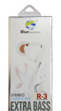 Blue Spectrum R-3 Extra Bass Mikrofonlu Sterio Kulak İçi Kulaklık BEYAZ