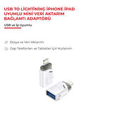 Busstier USB-A to Lightning iPhone iPad OTG Adaptör – Hızlı Veri Aktarımı ve Şarj Desteği