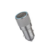 Busstier 40W Çift Type-C Araç Şarj Adaptörü – Hızlı PD3.0 QC3.0 USB-C Şarj Cihazı